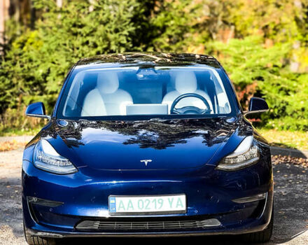 Синий Тесла Модель 3, объемом двигателя 0 л и пробегом 160 тыс. км за 16999 $, фото 1 на Automoto.ua