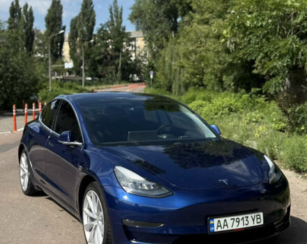 Синий Тесла Модель 3, объемом двигателя 0 л и пробегом 93 тыс. км за 21800 $, фото 2 на Automoto.ua