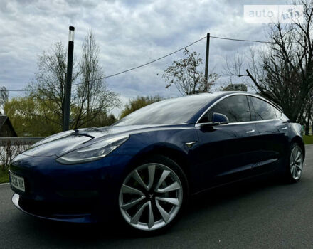 Синий Тесла Модель 3, объемом двигателя 0 л и пробегом 54 тыс. км за 26000 $, фото 4 на Automoto.ua