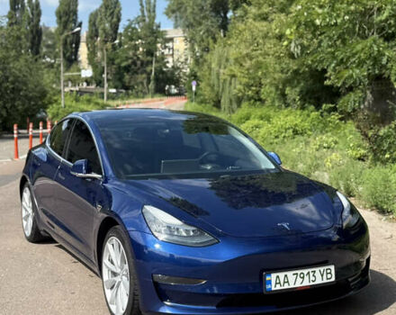 Синий Тесла Модель 3, объемом двигателя 0 л и пробегом 93 тыс. км за 21800 $, фото 3 на Automoto.ua