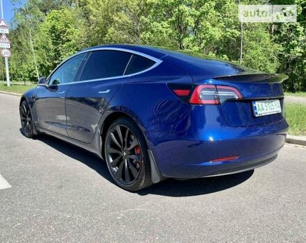 Синий Тесла Модель 3, объемом двигателя 0 л и пробегом 51 тыс. км за 34100 $, фото 6 на Automoto.ua