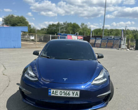 Синий Тесла Модель 3, объемом двигателя 0 л и пробегом 90 тыс. км за 19000 $, фото 1 на Automoto.ua