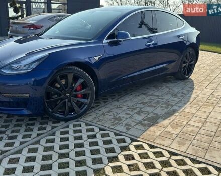Синій Тесла Модель 3, об'ємом двигуна 0 л та пробігом 108 тис. км за 19100 $, фото 1 на Automoto.ua