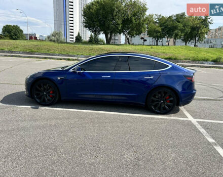 Синій Тесла Модель 3, об'ємом двигуна 0 л та пробігом 62 тис. км за 20300 $, фото 1 на Automoto.ua