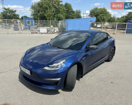 Синий Тесла Модель 3, объемом двигателя 0 л и пробегом 90 тыс. км за 19000 $, фото 3 на Automoto.ua