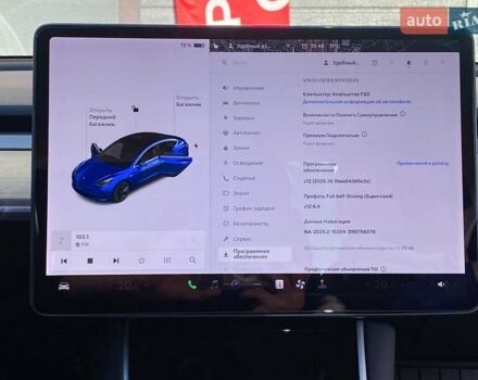 Синий Тесла Модель 3, объемом двигателя 0 л и пробегом 129 тыс. км за 17500 $, фото 20 на Automoto.ua