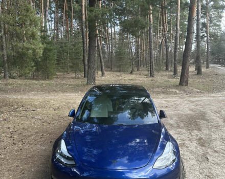 Синий Тесла Модель 3, объемом двигателя 0 л и пробегом 37 тыс. км за 23500 $, фото 9 на Automoto.ua