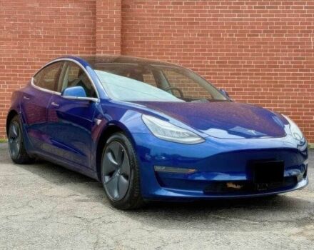Синий Тесла Модель 3, объемом двигателя 0 л и пробегом 56 тыс. км за 13000 $, фото 2 на Automoto.ua