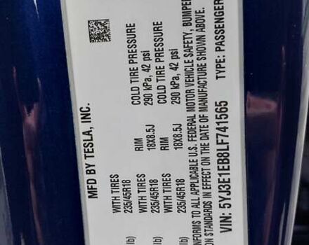 Синій Тесла Модель 3, об'ємом двигуна 0 л та пробігом 77 тис. км за 19999 $, фото 46 на Automoto.ua