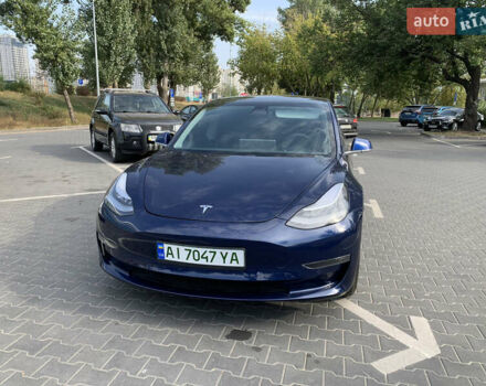 Синій Тесла Модель 3, об'ємом двигуна 0 л та пробігом 48 тис. км за 16300 $, фото 1 на Automoto.ua