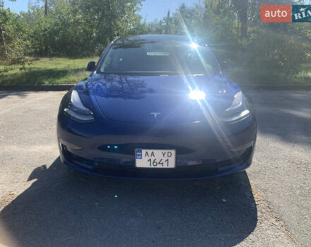 Синий Тесла Модель 3, объемом двигателя 0 л и пробегом 101 тыс. км за 20900 $, фото 7 на Automoto.ua