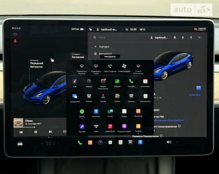 Синий Тесла Модель 3, объемом двигателя 0 л и пробегом 48 тыс. км за 24500 $, фото 30 на Automoto.ua