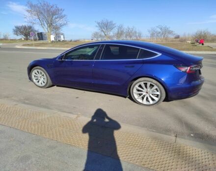 Синий Тесла Модель 3, объемом двигателя 0 л и пробегом 100 тыс. км за 17500 $, фото 4 на Automoto.ua