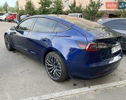 Синий Тесла Модель 3, объемом двигателя 0 л и пробегом 98 тыс. км за 19999 $, фото 3 на Automoto.ua