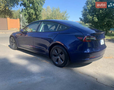 Синий Тесла Модель 3, объемом двигателя 0 л и пробегом 101 тыс. км за 20900 $, фото 4 на Automoto.ua
