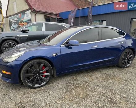 Синий Тесла Модель 3, объемом двигателя 0 л и пробегом 146 тыс. км за 19999 $, фото 1 на Automoto.ua