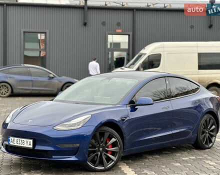 Синий Тесла Модель 3, объемом двигателя 0 л и пробегом 55 тыс. км за 19999 $, фото 4 на Automoto.ua