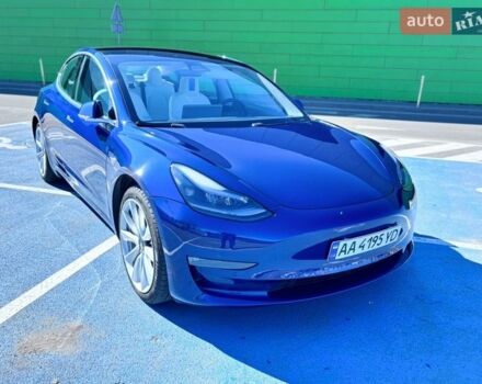 Синий Тесла Модель 3, объемом двигателя 0 л и пробегом 95 тыс. км за 18800 $, фото 1 на Automoto.ua