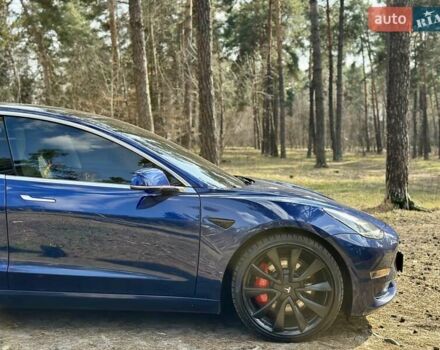 Синий Тесла Модель 3, объемом двигателя 0 л и пробегом 98 тыс. км за 19777 $, фото 8 на Automoto.ua