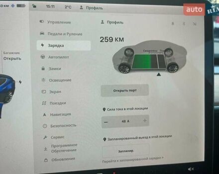 Синий Тесла Модель 3, объемом двигателя 0 л и пробегом 20 тыс. км за 20000 $, фото 8 на Automoto.ua