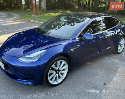 Синий Тесла Модель 3, объемом двигателя 0 л и пробегом 62 тыс. км за 13900 $, фото 2 на Automoto.ua