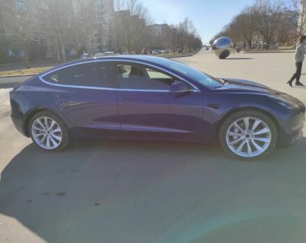 Синий Тесла Модель 3, объемом двигателя 0 л и пробегом 100 тыс. км за 17500 $, фото 1 на Automoto.ua