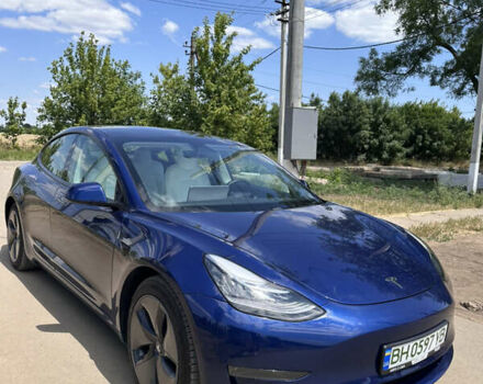 Синий Тесла Модель 3, объемом двигателя 0 л и пробегом 90 тыс. км за 18000 $, фото 1 на Automoto.ua