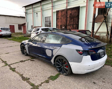 Синий Тесла Модель 3, объемом двигателя 0 л и пробегом 105 тыс. км за 19999 $, фото 1 на Automoto.ua