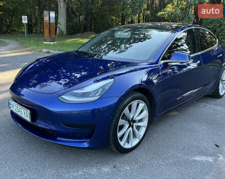 Синий Тесла Модель 3, объемом двигателя 0 л и пробегом 62 тыс. км за 13900 $, фото 1 на Automoto.ua