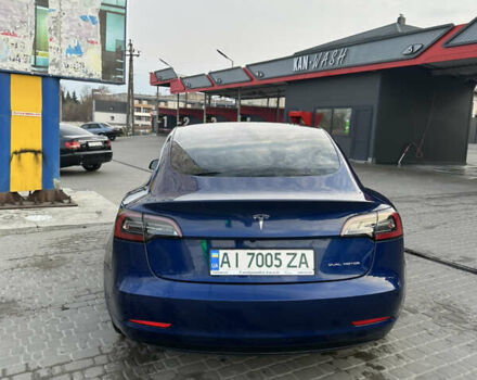 Синий Тесла Модель 3, объемом двигателя 0 л и пробегом 70 тыс. км за 18700 $, фото 3 на Automoto.ua