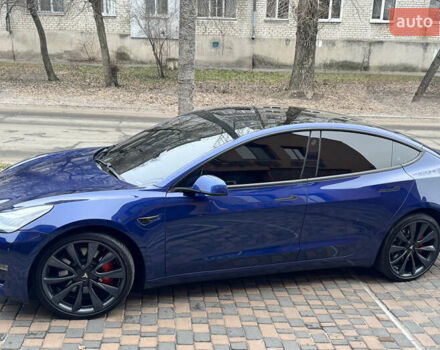 Синий Тесла Модель 3, объемом двигателя 0 л и пробегом 60 тыс. км за 21500 $, фото 4 на Automoto.ua