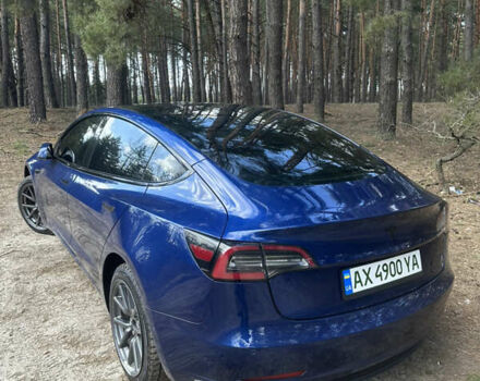 Синий Тесла Модель 3, объемом двигателя 0 л и пробегом 37 тыс. км за 23500 $, фото 5 на Automoto.ua
