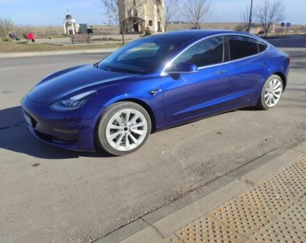 Синий Тесла Модель 3, объемом двигателя 0 л и пробегом 100 тыс. км за 17500 $, фото 3 на Automoto.ua