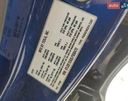Синій Тесла Модель 3, об'ємом двигуна 0 л та пробігом 75 тис. км за 3000 $, фото 12 на Automoto.ua