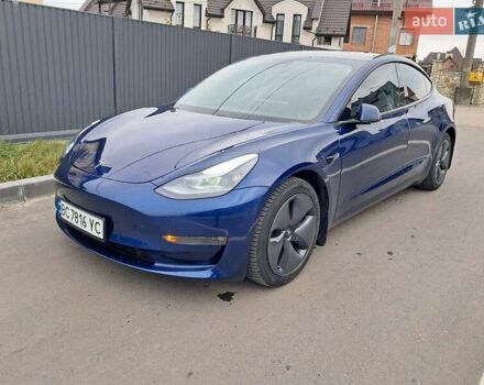 Синий Тесла Модель 3, объемом двигателя 0 л и пробегом 67 тыс. км за 21500 $, фото 7 на Automoto.ua