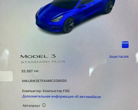 Синий Тесла Модель 3, объемом двигателя 0 л и пробегом 33 тыс. км за 20500 $, фото 22 на Automoto.ua
