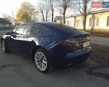 Синий Тесла Модель 3, объемом двигателя 0 л и пробегом 64 тыс. км за 24600 $, фото 2 на Automoto.ua