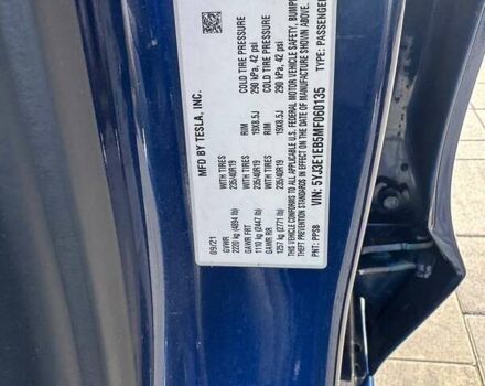Тесла Модель 3 2021 у Луцьку на Automoto.ua Синій Тесла Модель 3, об'ємом двигуна 0 л та пробігом 59 тис. км за 19000 $, фото 13 на Automoto.ua