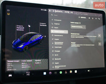 Синій Тесла Модель 3, об'ємом двигуна 0 л та пробігом 74 тис. км за 25700 $, фото 27 на Automoto.ua
