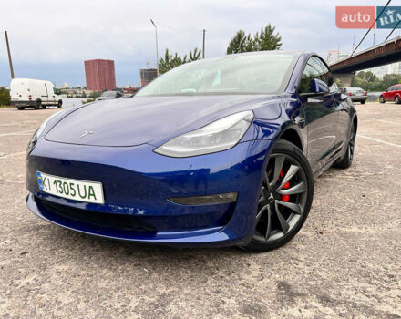 Тесла Модель 3 2021 в Киеве на Automoto.ua Синий Тесла Модель 3, объемом двигателя 0 л и пробегом 62 тыс. км за 22400 $, фото 2 на Automoto.ua
