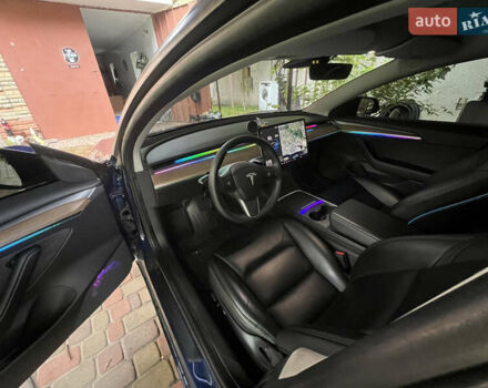 Синий Тесла Модель 3, объемом двигателя 0 л и пробегом 95 тыс. км за 18300 $, фото 8 на Automoto.ua