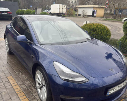 Синий Тесла Модель 3, объемом двигателя 0 л и пробегом 83 тыс. км за 19000 $, фото 2 на Automoto.ua