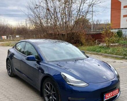Синий Тесла Модель 3, объемом двигателя 0 л и пробегом 93 тыс. км за 18500 $, фото 1 на Automoto.ua