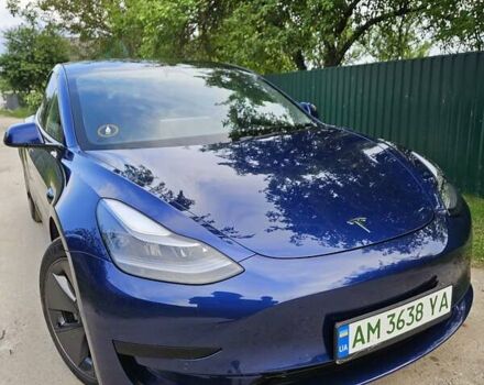Синій Тесла Модель 3, об'ємом двигуна 0 л та пробігом 37 тис. км за 20700 $, фото 2 на Automoto.ua