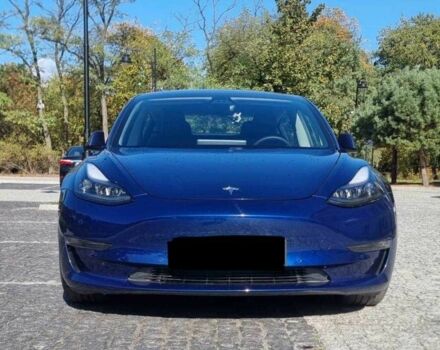 Синий Тесла Модель 3, объемом двигателя 0 л и пробегом 47 тыс. км за 13600 $, фото 1 на Automoto.ua