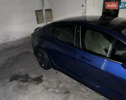 Синий Тесла Модель 3, объемом двигателя 0 л и пробегом 54 тыс. км за 22500 $, фото 2 на Automoto.ua