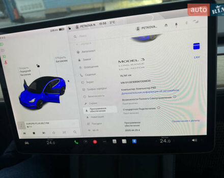 Синій Тесла Модель 3, об'ємом двигуна 0 л та пробігом 75 тис. км за 19900 $, фото 25 на Automoto.ua
