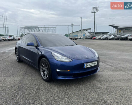 Синий Тесла Модель 3, объемом двигателя 0 л и пробегом 95 тыс. км за 18300 $, фото 2 на Automoto.ua