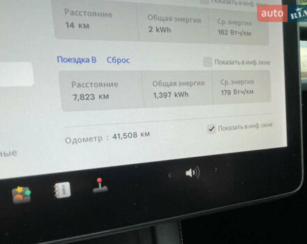 Синій Тесла Модель 3, об'ємом двигуна 0 л та пробігом 41 тис. км за 17800 $, фото 6 на Automoto.ua