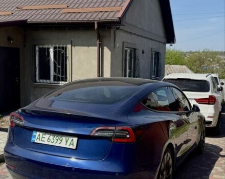 Синий Тесла Модель 3, объемом двигателя 0 л и пробегом 99 тыс. км за 23900 $, фото 3 на Automoto.ua